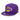 New Era NBA Los Angeles Lakers NBA Rear Logo 9FIFTY Paarse Pet