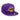 New Era NBA Los Angeles Lakers NBA Rear Logo 9FIFTY Paarse Pet